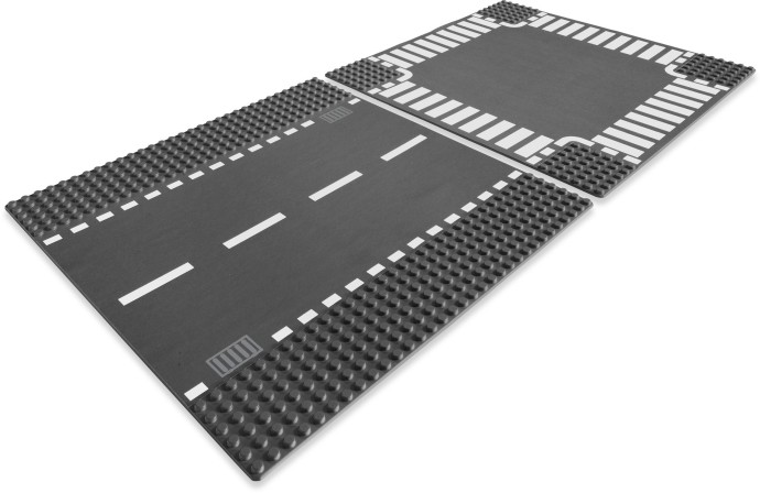 Конструктор LEGO (ЛЕГО) City 7280 Straight & Crossroad Plates