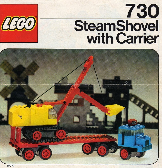 Конструктор LEGO (ЛЕГО) LEGOLAND 730 Steam Shovel with Carrier