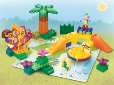 Конструктор LEGO (ЛЕГО) Explore 7332 Dora and Boots at Play Park