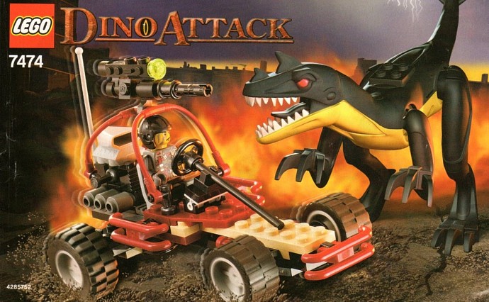 Конструктор LEGO (ЛЕГО) Dino Attack 7474 Urban Avenger vs. Raptor
