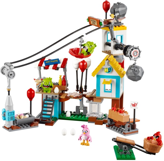 Конструктор LEGO (ЛЕГО) The Angry Birds Movie 75824 Pig City Teardown