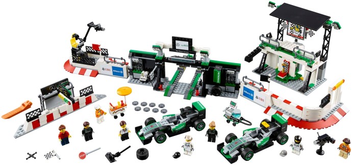 Конструктор LEGO (ЛЕГО) Speed Champions 75883 Mercedes AMG Petronas Formula One Team