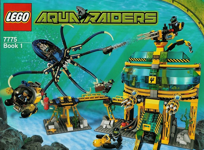 Конструктор LEGO (ЛЕГО) Aqua Raiders 7775 Aquabase Invasion