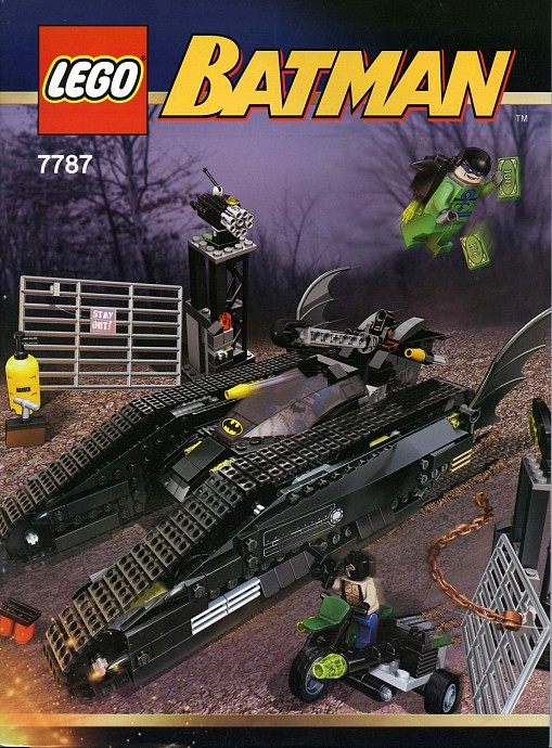 Конструктор LEGO (ЛЕГО) Batman 7787 The Bat-Tank: The Riddler and Bane's Hideout