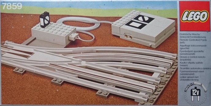 Конструктор LEGO (ЛЕГО) Trains 7859 Remote Controlled Points Left 12 V