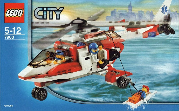 Конструктор LEGO (ЛЕГО) City 7903 Rescue Helicopter