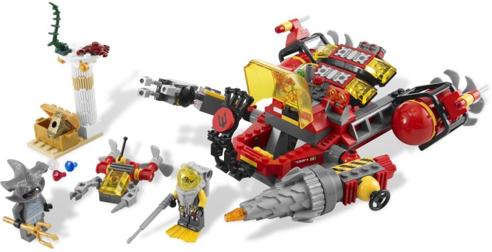 Конструктор LEGO (ЛЕГО) Atlantis 7984 Deep Sea Raider