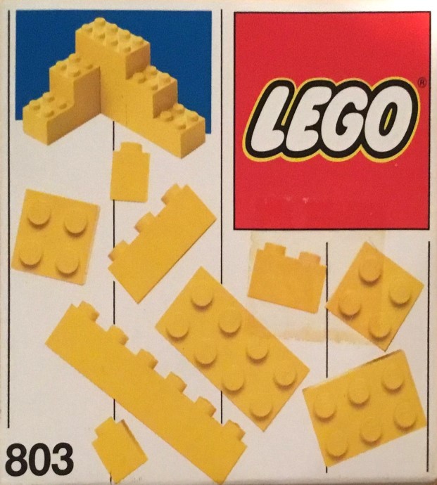 Конструктор LEGO (ЛЕГО) Basic 803 Extra Bricks Yellow