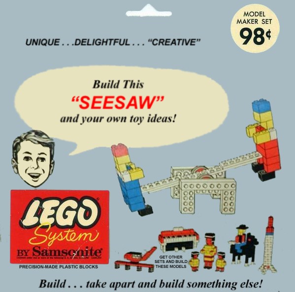 Конструктор LEGO (ЛЕГО) Samsonite 803 Seesaw