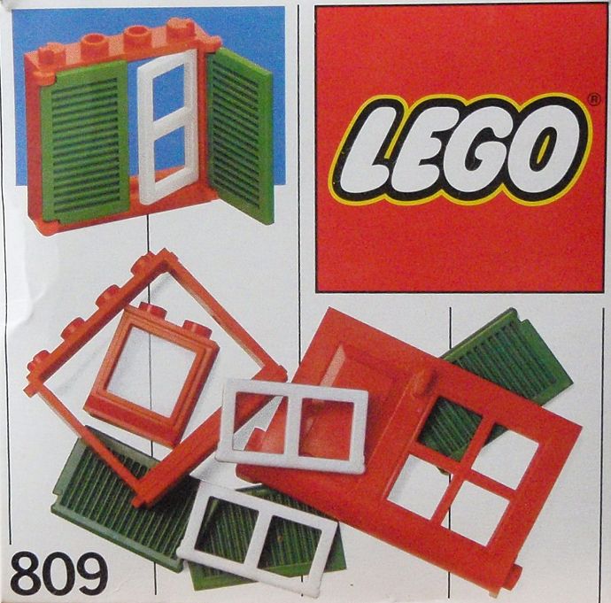Конструктор LEGO (ЛЕГО) Basic 809 Doors and Windows