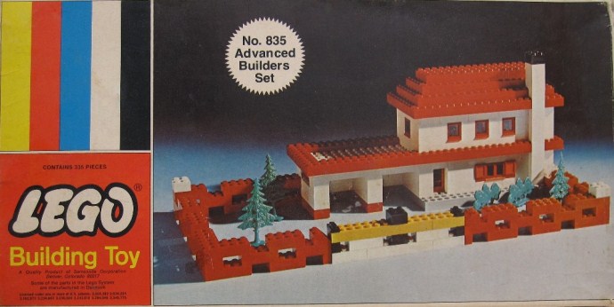 Конструктор LEGO (ЛЕГО) Samsonite 835 Advanced Builders Set