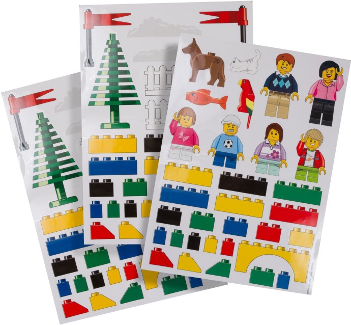 Конструктор LEGO (ЛЕГО) Gear 850797 LEGO Classic Wall Stickers