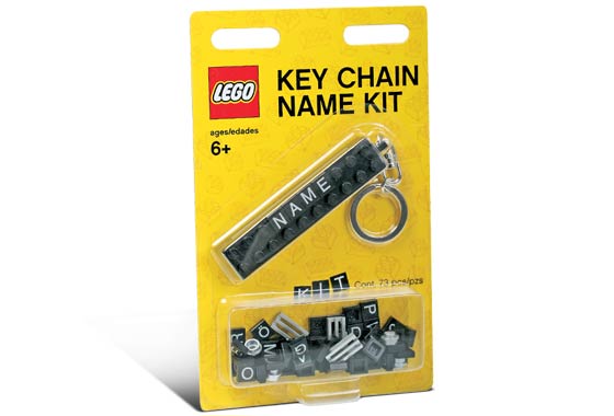 Конструктор LEGO (ЛЕГО) Gear 851627 Key Chain Name Kit