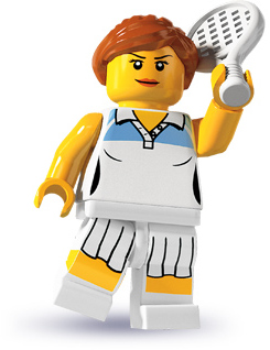 Конструктор LEGO (ЛЕГО) Collectable Minifigures 8803 Tennis Player