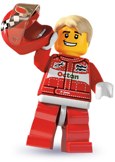 Конструктор LEGO (ЛЕГО) Collectable Minifigures 8803 Race Car Driver