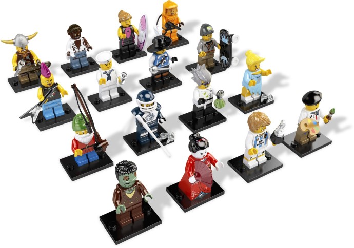 Конструктор LEGO (ЛЕГО) Collectable Minifigures 8804 LEGO Minifigures Series 4 - Complete