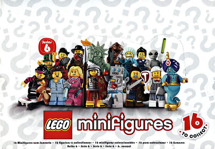 Конструктор LEGO (ЛЕГО) Collectable Minifigures 8827 LEGO Minifigures Series 6 - Sealed Box