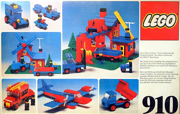 Конструктор LEGO (ЛЕГО) Basic 910 Advanced Basic Set, 6+