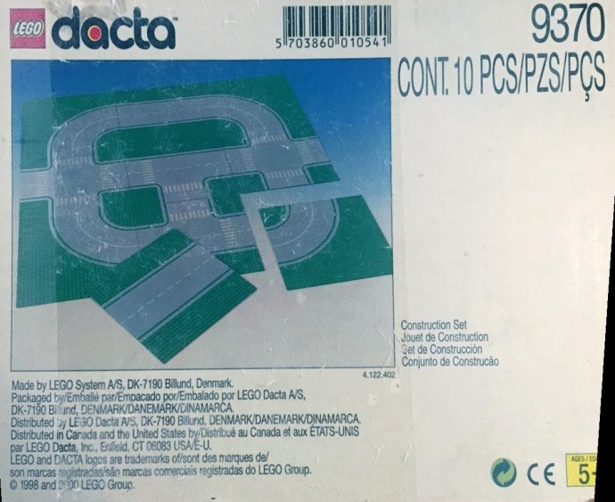 Конструктор LEGO (ЛЕГО) Dacta 9370 Lego System Road Plates
