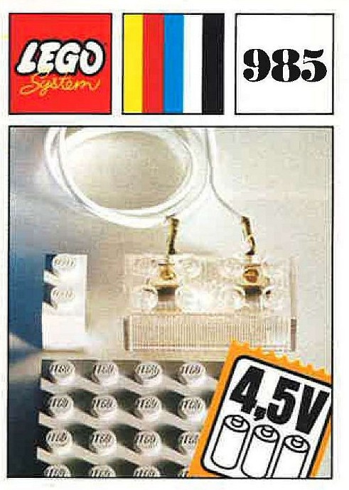Конструктор LEGO (ЛЕГО) System 985 Lighting Device Parts Pack