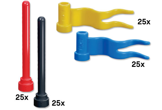 Конструктор LEGO (ЛЕГО) Bulk Bricks F6316 Flags and Posts