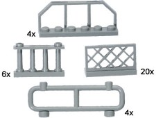 LEGO Bulk Bricks 10050 Grey Fences