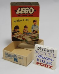 LEGO System 1224_1 8 Danish Named Beams