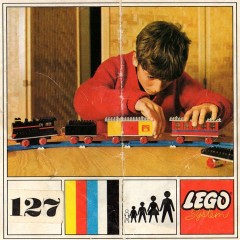 LEGO Trains 127 Complete Train with 3 Wagons