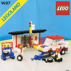 LEGO Town 1497 Pitstop and Crew