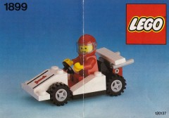 LEGO Town 1899 Race Car Number 1.