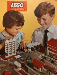 LEGO System 200 LEGO Town Plan Board, UK / Australian Cardboard Version