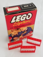 LEGO Samsonite 214_1 1 x 6 x 3 Window with Frame