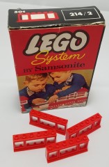 LEGO Samsonite 214_2 1 x 6 x 2 Triple-Pane Window in Frame