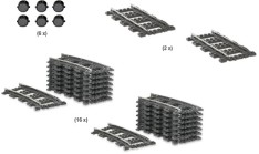 LEGO Trains 2159 9V Train Track Starter Collection