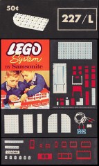 LEGO Samsonite 227_L 4 x 8 Left Curve Plates