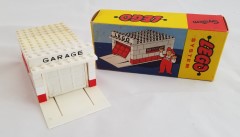 LEGO System 236 Garage with Automatic Door (White base and door frame)