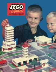 LEGO Samsonite 246 LEGO Town Plan Board