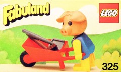 LEGO Fabuland 325 Percy Pig with his Barrow