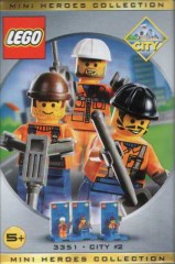 LEGO Городок (Town) 3351 Three Minifig Pack - City #2
