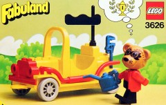 LEGO Fabuland 3626 Roger Racoon and his Sports Car