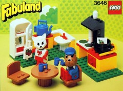 LEGO Fabuland 3646 Catherine Cat in her Kitchen