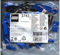 LEGO Trains 3743 Locomotive Blue Bricks