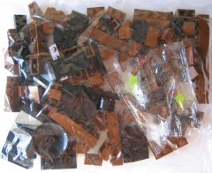 LEGO Trains 3746 Locomotive Brown Bricks