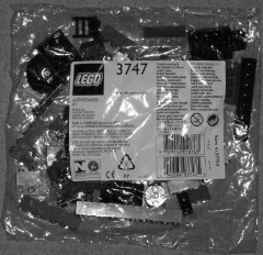 LEGO Trains 3747 Locomotive Dark Grey Bricks