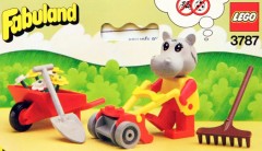 LEGO Fabuland 3787 Hannah Hippopotamus the public gardener
