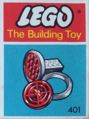 LEGO System 401 Large Wheels with Axles (The Building Toy)