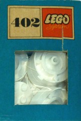 LEGO System 402 White Turntables