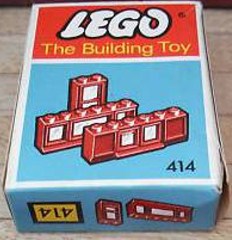 LEGO System 414 Windows Parts Pack, Red (The Building Toy)