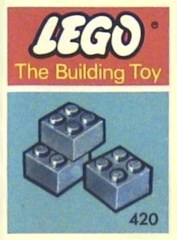 LEGO System 420 2 x 2 Bricks (The Building Toy)