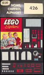 LEGO Samsonite 426 Names, Numbers, Alphabet